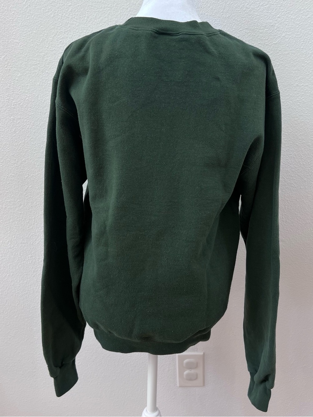 Champion Michigan State University (MSU) Green Crewneck with White Lettering - Picture 2 of 4